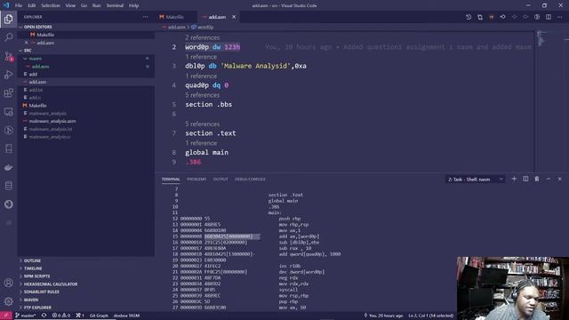 My Assembly and Kali Setup Via Docker (Getting Instruction Information) смотреть онлайн