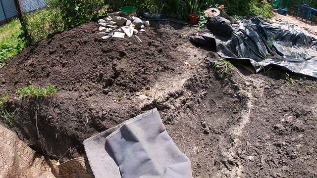 Пруд для разведения рыбы