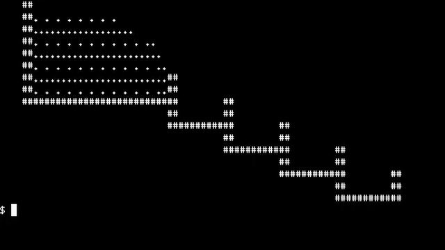 ASCII fluid dynamics -- IOCCC2012 endoh1.c смотреть онлайн