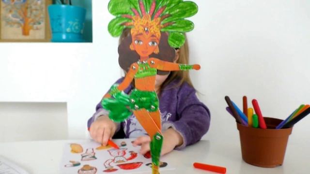 Куклы-марионетки из разных стран оживают и танцуют. Танец живота и танец котиков от Агаты. смотреть онлайн