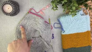 Детский вязаный костюм спицами.  ДЕТСКАЯ КОФТОЧКА. Подробный мастер класс.