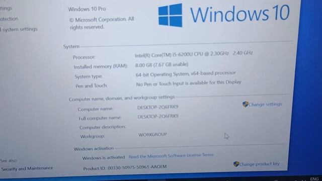 LENOVO THINKPAD CORE I5 6 TH GENERATION PROCESSOR 16 GB 256 смотреть онлайн
