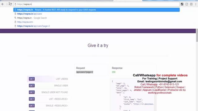 API Testing using Python - Write First Test Case - Get Request(For Full Course - Check Description смотреть онлайн