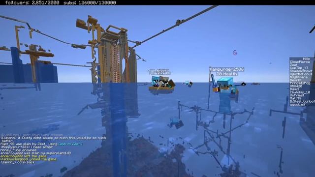 100 Players Simulate Civilization for 100 Days on the WATER RISING Minecraft SMP смотреть онлайн