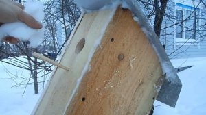 Размеры скворечника. как сделать.