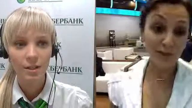 Разговор с виртуальным оператором Сбербанка с помощью BigPad смотреть онлайн