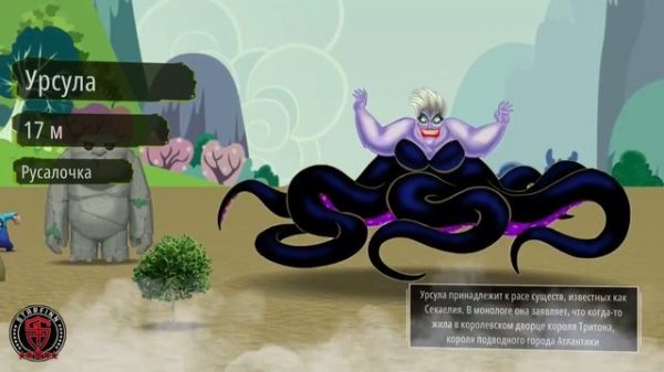 Гиганты Диснея. Сравнение Размеров Персонажей Студии Дисней