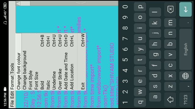 Notepad with Python in android | Code on Pydroid3 | A Shivam Studio Creations|#shiva+m|#shivamstudi смотреть онлайн