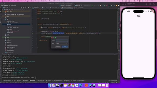 API call using Cubit | Get API | Flutter Bloc | State Management | Tutorial in Hindi/Urdu смотреть онлайн