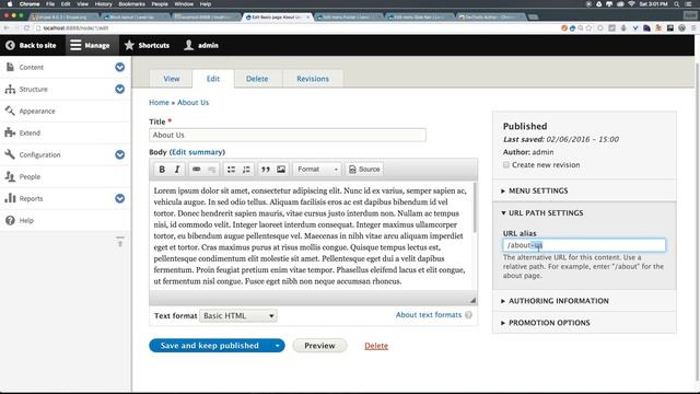 Drupal 8 Basics #15 - How To Have Nice URLs in Drupal 8 смотреть онлайн