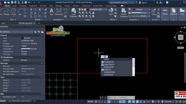How Create Grid Line in Model Space Using Auto Lisp in AutoCAD смотреть онлайн