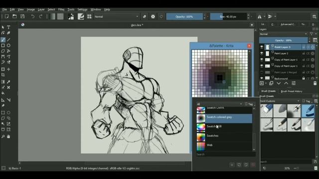 KRITA : How To use Customized Color Palettes | Beginner Friendly Digital Art Tutorial Guide смотреть онлайн