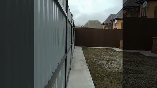 Забор из профнастила смотреть онлайн
