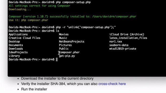 How to install composer in Mac or Linux? смотреть онлайн