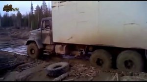 Непроходимые ДОРОГИ СЕВЕРА РОCСИИ бездорожье на грузовиках.