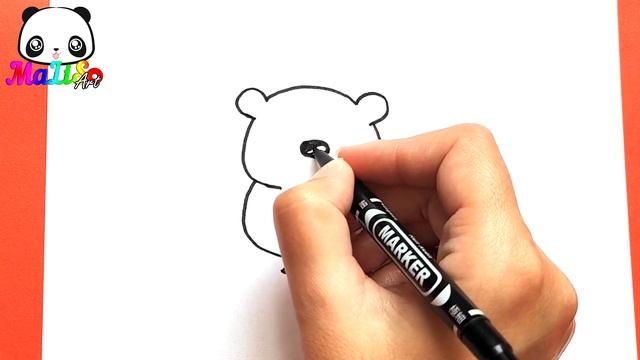 Как нарисовать МИШКУ с КЛУБНИКОЙ | Простые рисунки | How to draw a bear holding strawberry смотреть онлайн