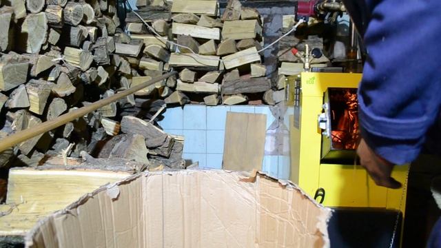 Экономия на дровах 100% . Лучшее топливо для твердотопливного котла . смотреть онлайн