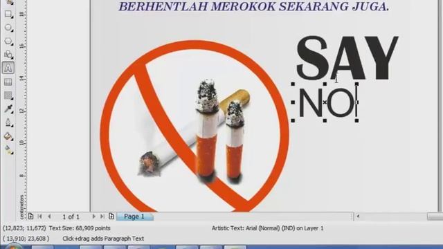 CARA MEMBUAT POSTER DENGAN COREL DRAW X5 смотреть онлайн