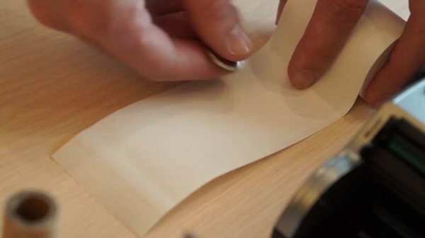 Замена чековой ленты на POS терминале Verifone vx520