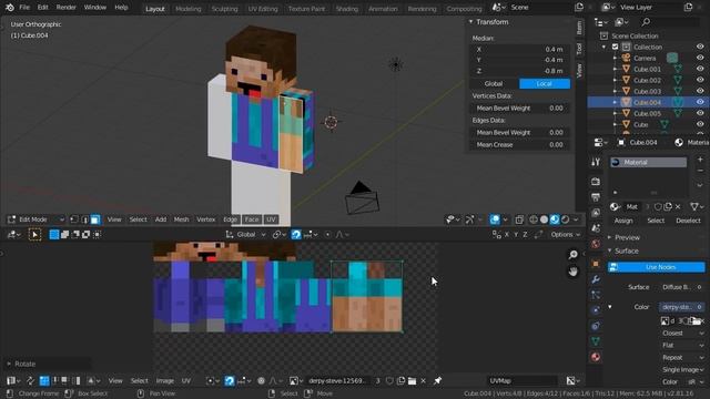 Blender 2.8 Tutorial - Minecraft Modelling смотреть онлайн