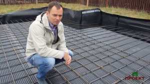 Монолитная фундаментная плита. Подробный монтаж. Стоимость - 5000 р/м2.