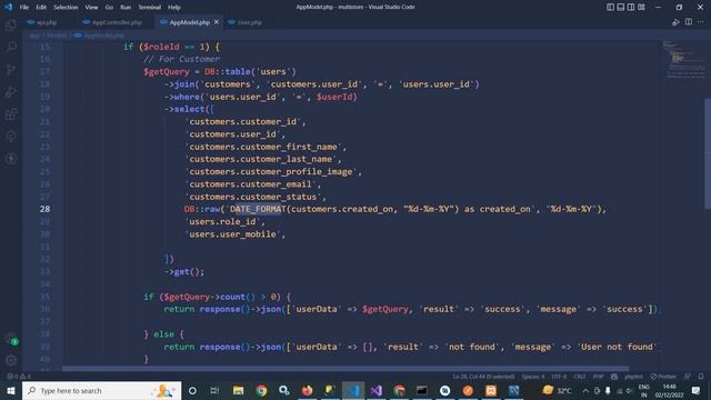 #7 || Creating User Details Laravel API || Multi Vendor eCommerce App Flutter/GetX/Laravel/Mysql смотреть онлайн