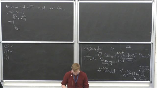Balt van Rees: "Conformal Field Theory and The bootstrap" - Lecture III смотреть онлайн