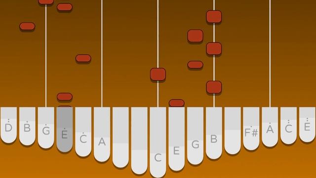 Aria Math - Minecraft【Kalimba Tutorial】【Tabs】 смотреть онлайн