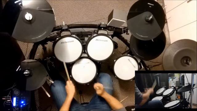 People of the lie - Kreator - Drum cover with Millenium MPS 750 смотреть онлайн