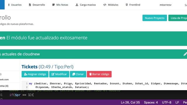 Creando un modulo de Tickets con Perl y VirtualNix Parte 4 смотреть онлайн