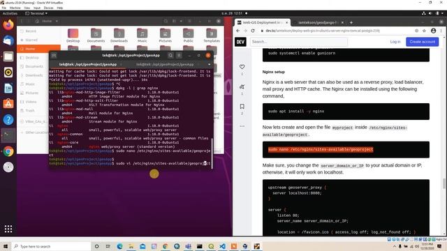 nginx and gunicorn setup in django application | 03. GeoDjango in projection | tekson смотреть онлайн