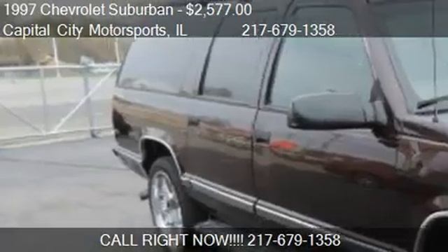 1997 Chevrolet Suburban C1500 for sale in Springfield, IL 62 смотреть онлайн