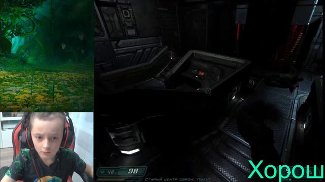 Первый раз играю в Doom 3 и пытаюсь не напугаться смотреть онлайн