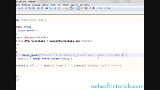 Php tutorials in hindi / urdu - 52 - select query in php смотреть онлайн