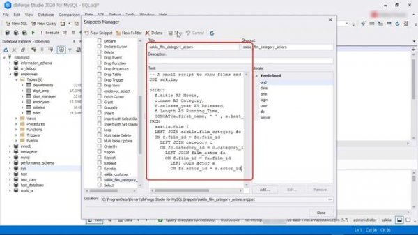 Developer tools built-in dbForge Studio for MySQL