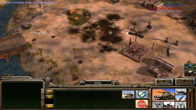 General Zero Hour - GLA vs USA - 2 vs 2 - Flooded Plains смотреть онлайн