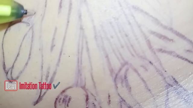 TATTOO VIDEO EP.99 | IMITATION TATTOO | tulip flower tattoo sketch | personal tattoo| unique tattoo смотреть онлайн