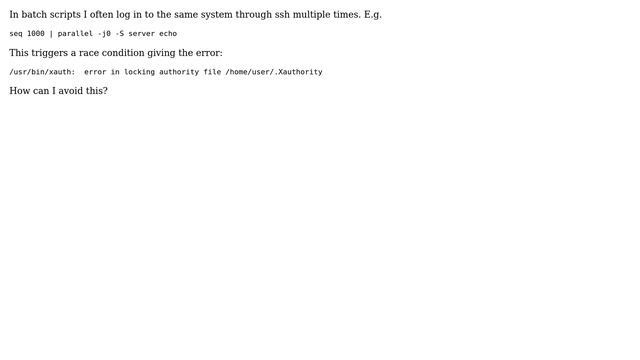 Avoid /usr/bin/xauth: error in locking authority file /home/user/.Xauthority (2 Solutions!!) смотреть онлайн