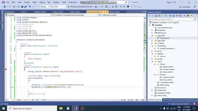Json Data Read and Write in MVC (Part-2) смотреть онлайн