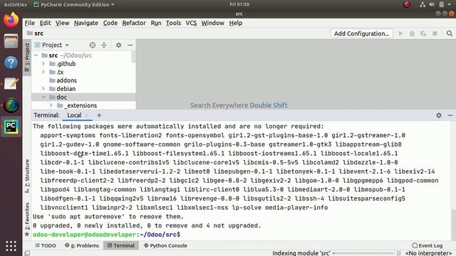 How to Install and Configure Odoo 12 using Pycharm in Ubuntu 18.04? смотреть онлайн