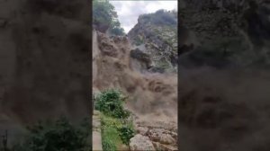 ДАГЕСТАН   ХУЧНИНСКИЙ ВОДОПАД ПОСЛЕ ЛИВНЕЙ ДОЖДЕЙ,19:06:2023год