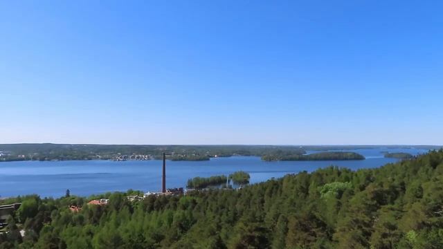 Тампере сверху, вышка обозрения, Финляндия на любой вкус смотреть онлайн