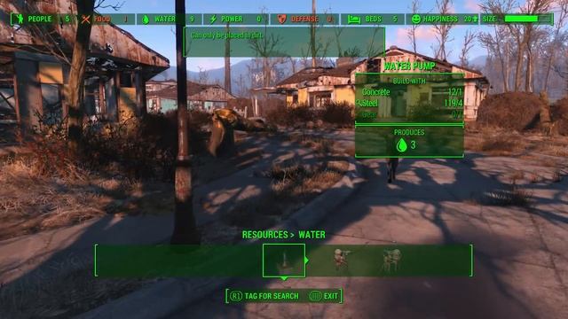Fallout 4 - Sanctuary: Provide Water to Settlers (Create Water Pumps Tutorial) & Stugis Dialogue смотреть онлайн