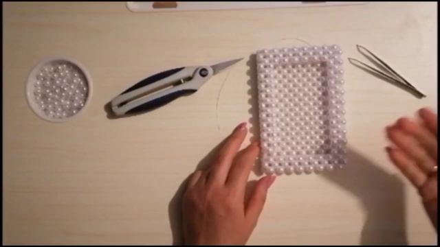 Шкатулка из бусин. МК готов. смотреть онлайн