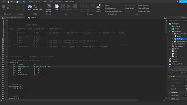 How to put HD Admin on Roblox Studio[Principals] смотреть онлайн
