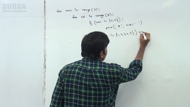 Python Pattern Printing Programs || To print alphabet Symbol 'I' || by Durga Sir смотреть онлайн