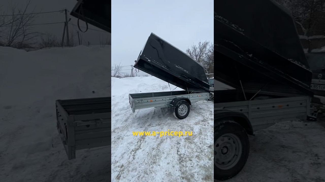 Прицеп с крышкой для снегохода МЗСА 817717 АРИВА УФА Казань Н Челны Чебоксары #мзса #прицеп #brp смотреть онлайн