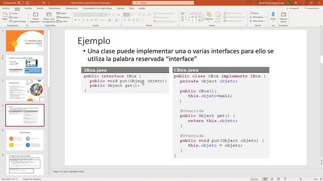 Java Interfaces para herencia multiple teoria смотреть онлайн