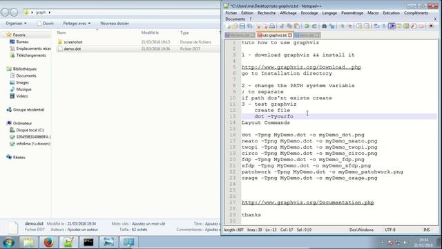 graphviz tutorial windows example смотреть онлайн