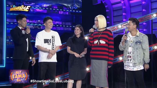 Vice gets shocked after Vhong showed his throwback photo | It's Showtime Mr. Q and A смотреть онлайн